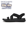 141489　GO WALK FLEX SANDAL - GLIMMER　BBK　696212-0001