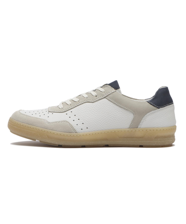SR04240　GUM LACE UNO　BIANCO/MARINE　689015-0002