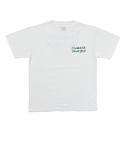 125-011005　CHOOSE YOURSELF COTTON TEE　WHITE　696822-0002