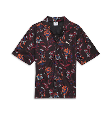 633343　M FLORAL SPORT AOP SHIRT WV　01BK　696143-0001