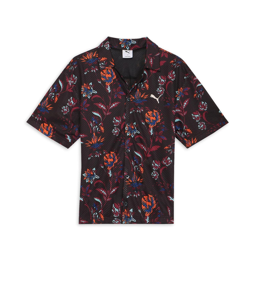 633343　M FLORAL SPORT AOP SHIRT WV　01BK　696143-0001