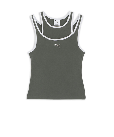 633251　W DARE TO TANK TOP　83MINERAL GRAY　696138-0002