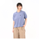 125R3061300　W Collared Cropped Tee　BLUE　695081-0003