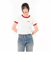 125R3013400　W Logo Ringer TEE　RED　695076-0001