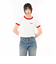 125R3013400　W Logo Ringer TEE　RED　695076-0001
