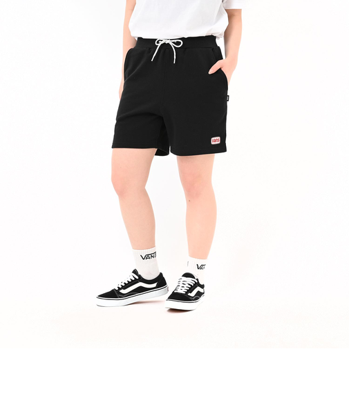 125R3153100　W Set Sweat Short PANTS　BLACK　695074-0002