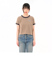 125R3013400　W Logo Ringer TEE　BEIGE　695076-0003