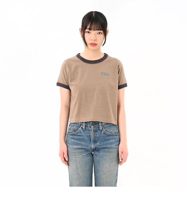 125R3013400　W Logo Ringer TEE　BEIGE　695076-0003