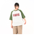 125R3023600　W Raglan Sleeve LOGO Tee　GREEN　695082-0002