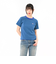 125R3010800　W Multi border Tee　BLUE　695073-0002