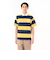 125R1110900　M S/S Rugby Shirt　YLW x NVY　695063-0002