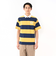 125R1110900　M S/S Rugby Shirt　YLW x NVY　695063-0002