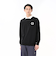 125R1110800　M L/S Rugby Shirt　BLACK　695062-0001