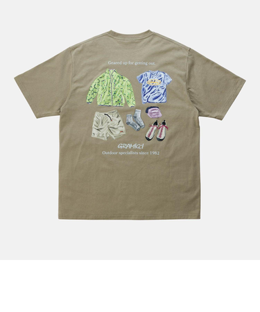 G5SUT167 M GEARED UP TEE KHAKI 693596-0002