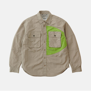 G5SMJ038　M NYLON BRENTWOOD SHIRT　DUNE　693665-0003