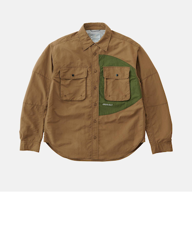 G5SMJ038　M NYLON BRENTWOOD SHIRT　COYOTE　693665-0002