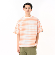 125R1013700　M Multi Border PKT TEE　ORANGE　694976-0001