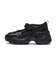 398677　W PULSAR WEDGE SANDAL　02BLACK　680626-0002