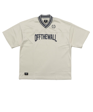 125R1012200　M MESH Foot Ball TEE　IVORY　695054-0001