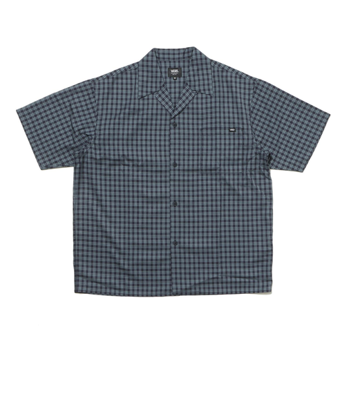 125R1060300　M CF Open Collar S Shirt　BLUECHECK　695058-0003