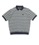 125R1112300　M CAVEJERSEY Border PoloShirt　GRAY　695055-0002