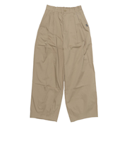 125R3141100　W Tuck Pants　BEIGE　695079-0002