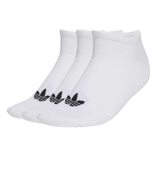 JV7398　U LINER SOCKS 3P　WHITE/BLACK　698596-0001