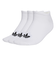 JV7398　U LINER SOCKS 3P　WHITE/BLACK　698596-0001