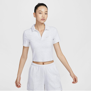 DV7885　W ESS SS POLO CRP　051B HTHR/LTOWB　663910-0007