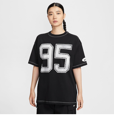 HV4973　W STREET SS OS TEE　010BLK　700420-0001