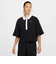 IB2154　W STREET SS POLO TOP　010BLK/WHT　700422-0001