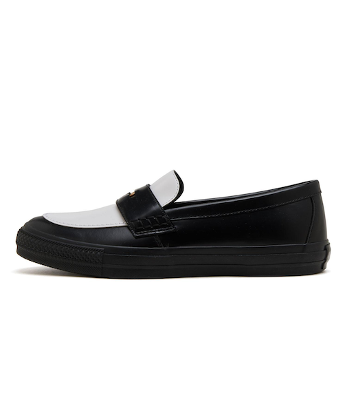 31315090　AS COINLOAFER　BLACK/WHITE　695501-0001