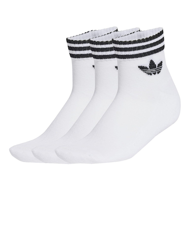 JV7435　U 3S ANKLE S 3P　WHIT/WHIT/WHIT　698608-0001