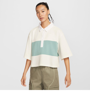 IB2154　W STREET SS POLO TOP　133SAIL/WHT　700422-0002
