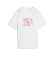 634132　W GRAPHIC KITTEN RELAXED TEE　02WH　699636-0001