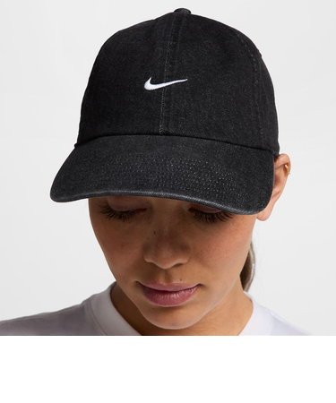 HF0383　U CLUB DENIM CAP　010BLK/WHT　683726-0002