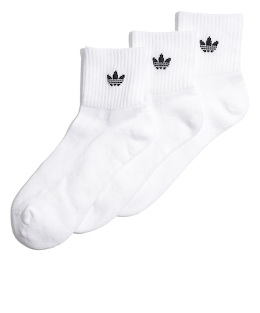 KG2226　U 1/4 SOCKS 3P　WHITE　698862-0001
