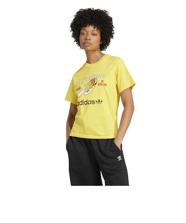 JY0280　W CYCLONE TEE　EQTYELLOW　698506-0001