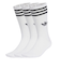 JV7416　U 3ST HIGH SOCKS 3P　WHITE/BLACK　698605-0001