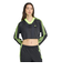 JV9737　W JACQUARD LS TOP　BLK/SGREEN　698624-0001