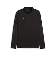 660497　M INDIVIDUALCUP 1/4 ZIP-TOP　07BK/WH/ULTRA　700391-0001