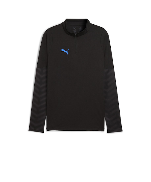 660497　M INDIVIDUALCUP 1/4 ZIP-TOP　07BK/WH/ULTRA　700391-0001