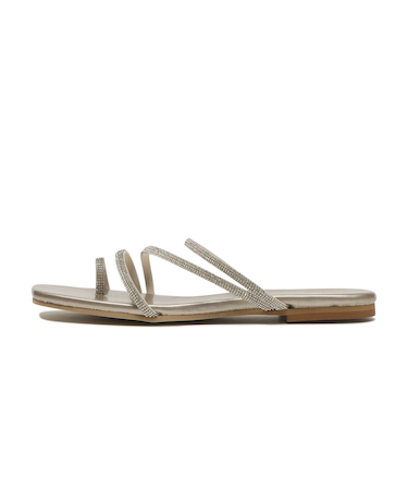 JE80255　RHINESTN SDL 1　CHAMPAGNE　701469-0002