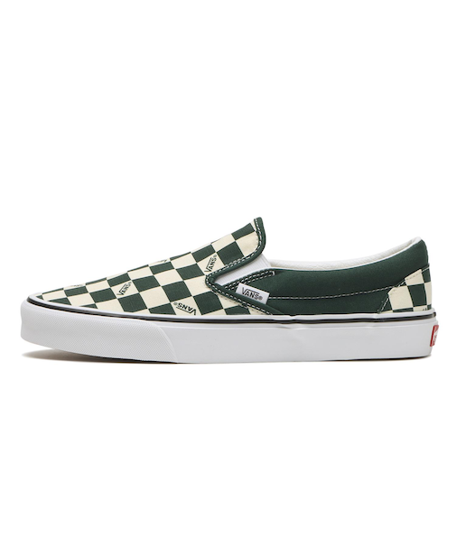 VN000DAHEME　CLASSIC SLIP-ON　VANS CHK EMERAL　697083-0001