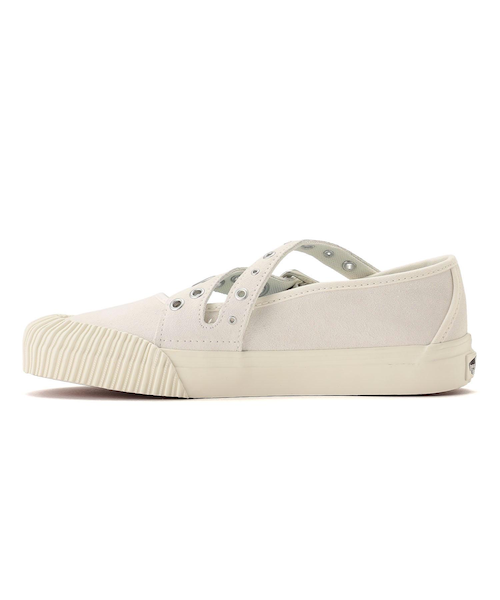 VN000D9ACJ7 MARY JANE STRAPS METAL WHITE 697103-0001｜エービーシー