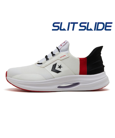 33600130　CAVESTAR SLIT SLIDE　WHITE/BLACK/RED　699779-0001