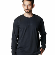 6007833　M HW LOGO GRAPHIC LS T　001BLK　701409-0001
