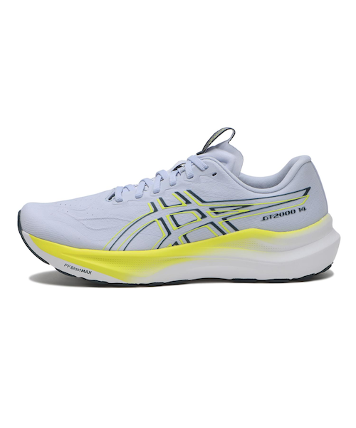 ASICS GTー2000 ホワイト/ブルー ２５.０センチ ASICS アシックス ランニングシューズ GT-2000 14 スタンダード