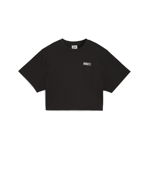 633806　W ROSE RELAXED TEE　01BK　699618-0001