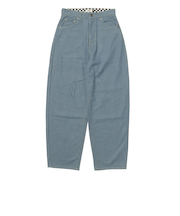 125K3143000　W curvy denim pants　L/BLUE　701882-0002